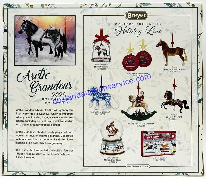 Holiday Horse 2021 - Arctic Grandeur | BreyerHorseRef